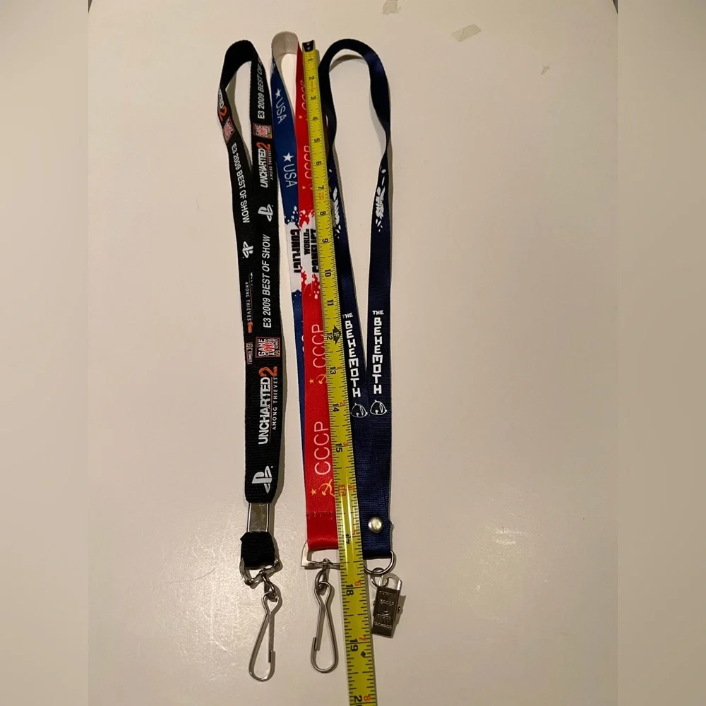 NWOT LOT OF 3 VIDEO GAME LANYARDS.